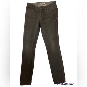 Madewell Grey Skinny Skinny CottonPolyesterSpandex Blend Five Pocket Jeans S 26